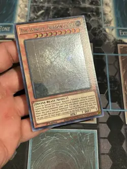 Yugioh TCG The Winged Dragon Of Ra LED7-EN000 1st Ed Ghost Rare Near Mint - Image 4