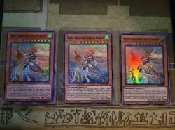 YUGIOH TCG 3X FRODI GENERAIDER BOSS OF SWORDS MYFI-EN028 SUPER 1ST EDITION NM - Image 1