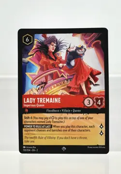 Disney Lorcana Lady Tremaine - Imperious Queen 110/204 Rise of the Floodborn Sup - Image 1