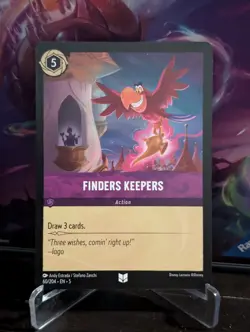 Finders Keepers 60/204 Non Foil NM Disney Lorcana Shimmering Skies TCG - Image 1