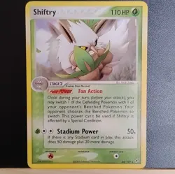 Pokemon Shiftry EX Deoxys Rare Card 25/107 HP110 2005 TCG - Image 1