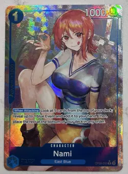 Nami (Alt Art) OP09-050 R Emperors in the New World ONE PIECE Card Game English - Image 1