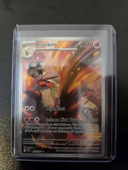 Pokemon TCG Blaziken Destined Rivals Illustration Rare Card 192/182 - Image 1