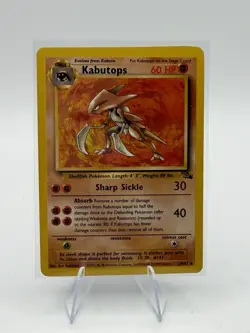 Pokemon TCG Kabutops Fossil Card 24/62 Regular Rare, LP Condition - Image 1