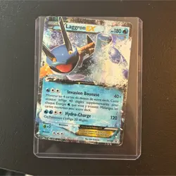 Pokemon Laggron EX XY55 Ultra Rare Holo French 180 HP Basic Card XY Pokemon TCG - Image 1