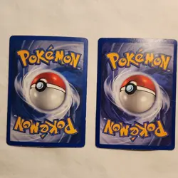 Machamp 8/102 1st Edition Base Shadowless/Non Shadowless 2 Card Lot HP/Damaged - Image 2