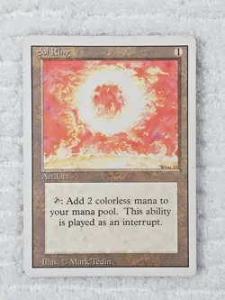 Sol Ring MTG Revised 1994 LP Artifact Mana Rock Commander Staple - CardVault - Image 1