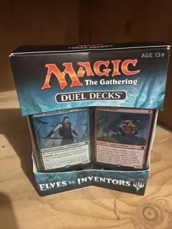MTG Magic Duel Deck Elves vs Inventors Sealed FOIL Ezuri, & Goblin Welder - Image 1
