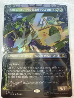 Don & Leo, Problem Solvers Teenage Mutant Ninja Turtles Rare Foil 242 - Image 1