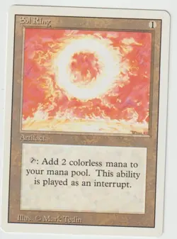 MAGIC THE GATHERING SOL RING REVISED EDITION Regular MINT/NEAR MINT - Image 1