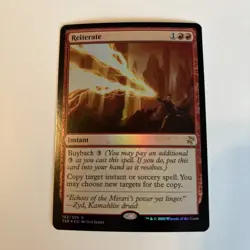 Reiterate Foil NM Time Spiral Remastered 182 / 289 MTG English Copy Buyback - Image 1