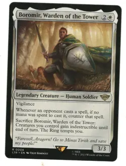 MTG Boromir, Warden of the Tower Lord of Rings Magic The Gathering TCG - Image 1