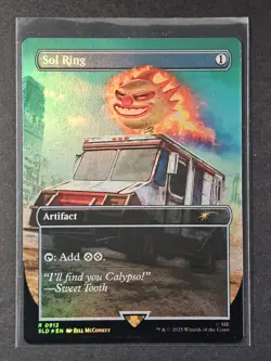 MTG Sol Ring R (0912) (Rainbow Foil) Secret Lair x Playstation - Image 1