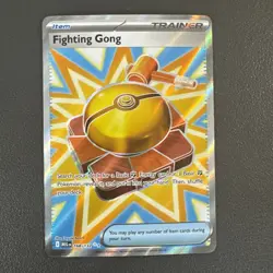 Fighting Gong 168/132 Pokemon Mega Evolution Card NM Condition - Image 1