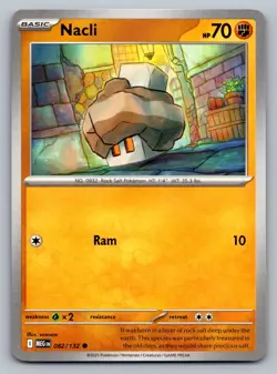 Pokemon TCG ME01: Mega Evolution Nacli 082/132 - Image 1