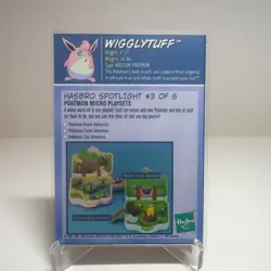 Pokemon #40 Wigglytuff #3/8 1999 Hasbro Toy Wishes Magazine - Image 2