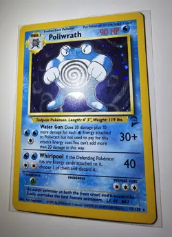 Base Set 2 Holo Poliwrath 15 NM - Pokemon TCG - Image 2