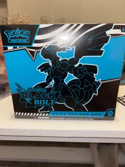 Pokemon TCG Black Bolt Elite Trainer Box ETB IN HAND - Image 1