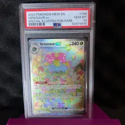 Pokemon 151 Venusaur EX Special Illustration Rare Holo PSA 10 - Image 2