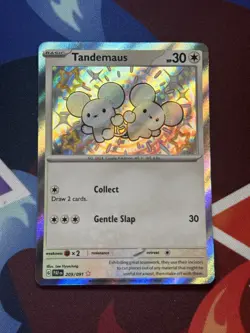 Pokemon TCG - Tandemaus - Paldean Fates 209/091 Baby Shiny - Image 1