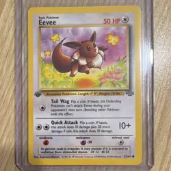 Pokemon Eevee 1999 Jungle 1st Edition Base Set #51/64 Rare TCG - Image 1