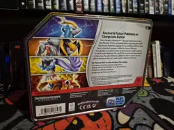 NEW SEALED Pokemon Paradox Destinies Iron Boulder ex Tin w Promo 5 Booster Packs - Image 2
