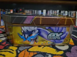 NEW SEALED Pokemon Paradox Destinies Iron Boulder ex Tin w Promo 5 Booster Packs - Image 4