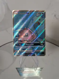 Lapras GX Pokemon Sun & Moon Base 139/149 Full Art Ultra Rare - Image 1