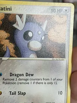Pokemon Dratini 26/97 EX Dragon Uncommon LP Minor (Crease) - Image 3