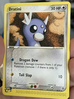 Pokemon Dratini 26/97 EX Dragon Uncommon LP Minor (Crease) - Image 5