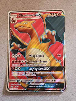 Charizard GX SM60 JUMBO Oversized Holo Promo Pokemon TCG Look - Image 1