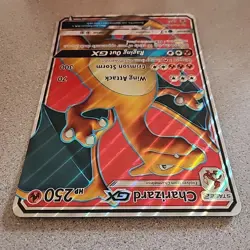 Charizard GX SM60 JUMBO Oversized Holo Promo Pokemon TCG Look - Image 4