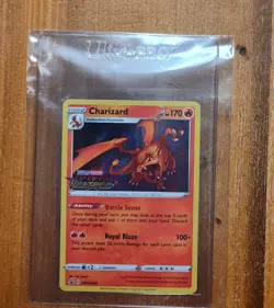 Pokemon Sword&Shield Vivid Voltage Charizard SWSH066 Prerelease BlackStar Promo - Image 4