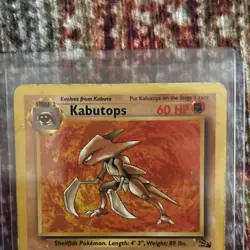 Kabutops 24/62 Fossil Pokemon TCG 60 HP Rare Regular English - Image 3
