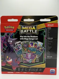 Pokemon TCG Mega Battle Deck Mega Gengar Ex Factory Sealed Brand New Sealed - Image 2