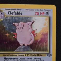 Pokemon TCG Clefable Jungle 1/64 Holo Unlimited Holo Rare RC16 - Image 3