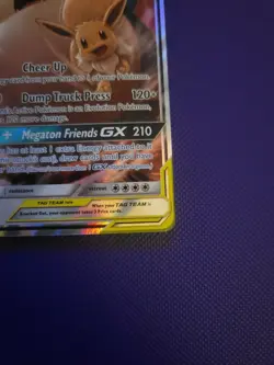 Pokemon Eevee & Snorlax GX TAG TEAM Ultra Rare Holo 120/181 Sm-Team Up - Image 5