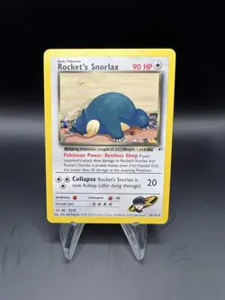 Pokemon TCG Rocket's Snorlax 033/132 Gym Heroes Regular - Image 1
