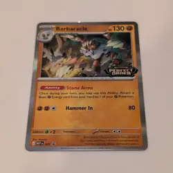 Pokemon Barbaracle 065 Perfect Order Prerelease Promo - Image 1