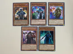 Yugioh - Skilled Magician Set Dark Blue Brown White Red - Plus Free Holo - Image 1