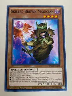 Yugioh - Skilled Magician Set Dark Blue Brown White Red - Plus Free Holo - Image 4