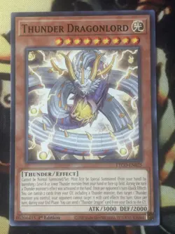 Yugioh: Thunder Dragonlord - ETCO-EN025 - Common - 1st Edition - NM - Image 1