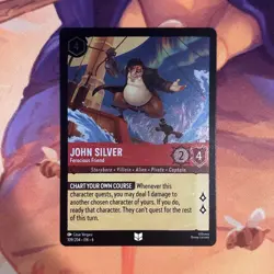 John Silver - Ferocious Friend Foil (109) Azurite Sea Disney Lorcana - Image 1