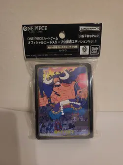 ONE PIECE Card Game KAIDO Official Card Sleeves Edition Vol.1 70 Sleeves - Image 1