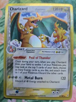 Charizard delta EX14: EX Crystal Guardians (4/100) Holo Rare Pokemon Card HP - Image 1