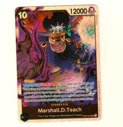 Marshall.D.Teach OP09-093 Premium Booster Reprint Foil One Piece Trading Card - Image 1