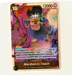 Marshall.D.Teach OP09-093 Premium Booster Reprint Foil One Piece Trading Card - Image 3