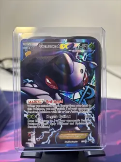 Pokemon Genesect EX TCG Full Art Ultra Rare Holo Card Plasma Blast 97/101 - Image 1