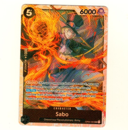Sabo OP04-083 Premium Booster Reprint Foil Super Rare One Piece Trading Card - Image 3