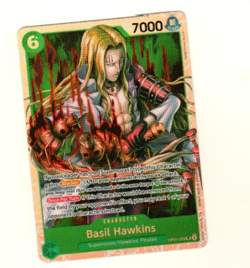 Basil Hawkins OP07-029 Premium Booster Reprint Foil Super Rare One Piece Card - Image 1